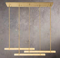 Alabaster Audubon Triple Bar Linear Chandelier - Tianguang Alabaster Lighting