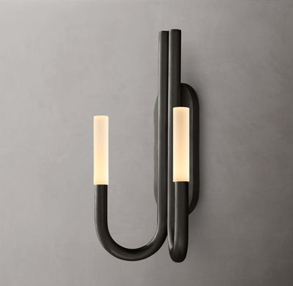 Rousseau Double Wall Light, Bathroom Wall Sconce, detail 8