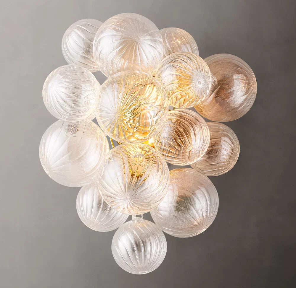 Talia Wall Light - Dimensions Overall: 14 W, Hardwired Wall Sconce, detail 4