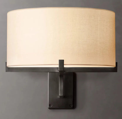 Pauillacs Drum Shade Swing-Arm Wall Light, Plug-In Wall Sconce, detail 9