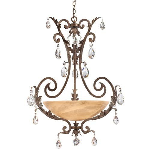 French Marble Bowl Pendant - Tianguang Alabaster Lighting