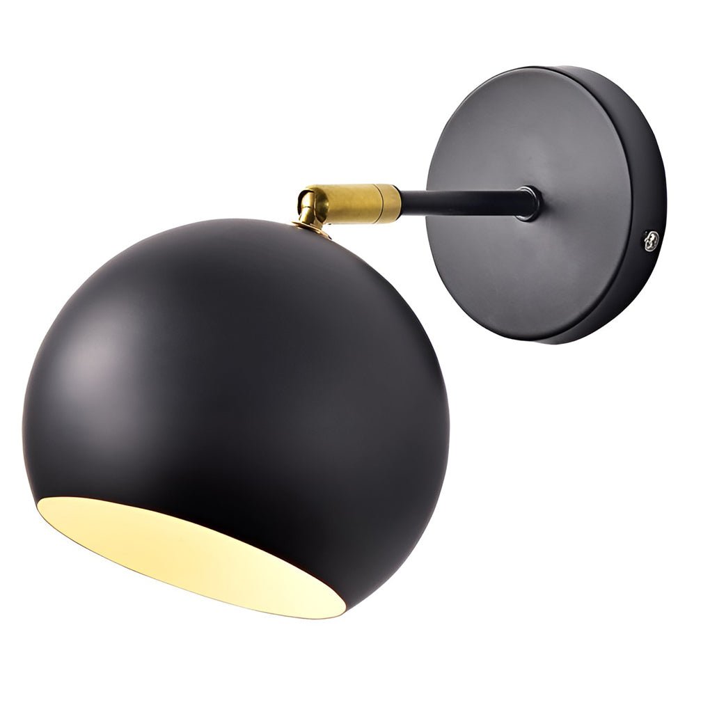 Adjustable Hemispherical Nordic Plug-In Wall Light, Plug-In Wall Sconce, detail 8