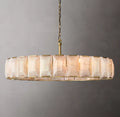 Harlow Calcite Round Chandelier 60" - Tianguang Alabaster Lighting
