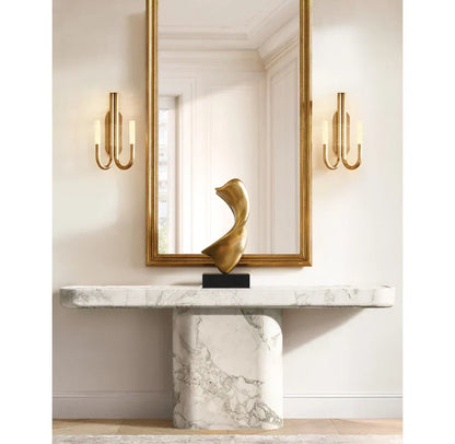 Rousseau Double Wall Light, Bathroom Wall Sconce, detail 11