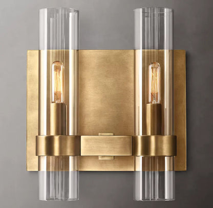Ravelle Double Wall Light, Bathroom Wall Sconce, detail 5