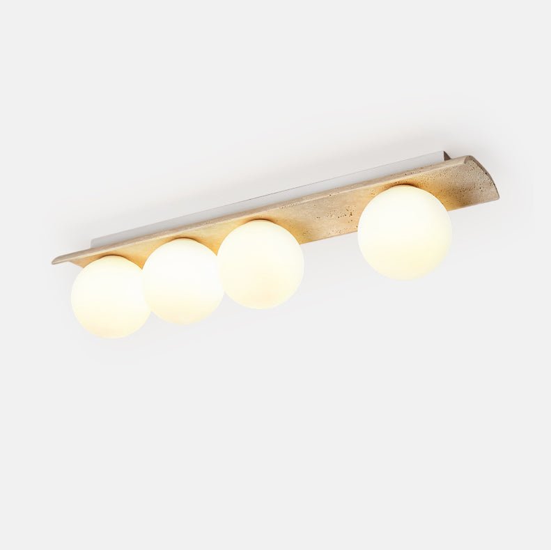 Orelie Travertine Ceiling Light - Tianguang Alabaster Lighting