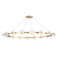 Austen Alabaster Chandelier 58 in W x 4.75 in H - Tianguang Alabaster Lighting