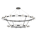 Austen Alabaster Chandelier 58 in W x 36.5 in H Aged Old Bronze - Tianguang Alabaster Lighting
