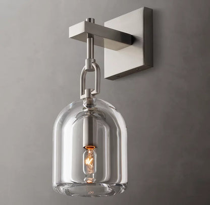 Botanist Cloche Wall Light, Bedroom Wall Sconce, detail 12
