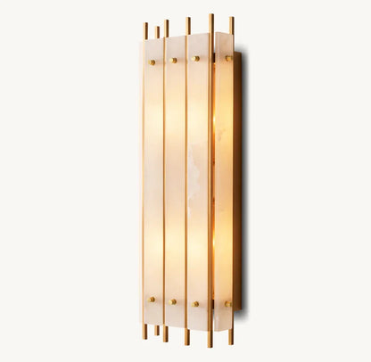 San Marco Alabaster Grand Box Sconce, Bedroom Wall Sconce, detail 7