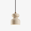 Textured Travertine Gourd Pendant Light - Tianguang Alabaster Lighting