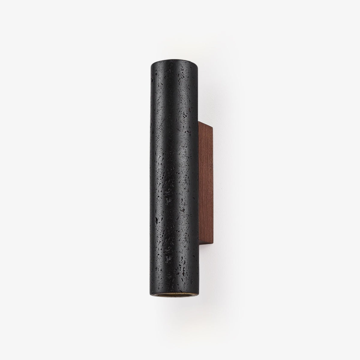 Volcanic Noir Travertine Wall Sconce - Tianguang Alabaster Lighting