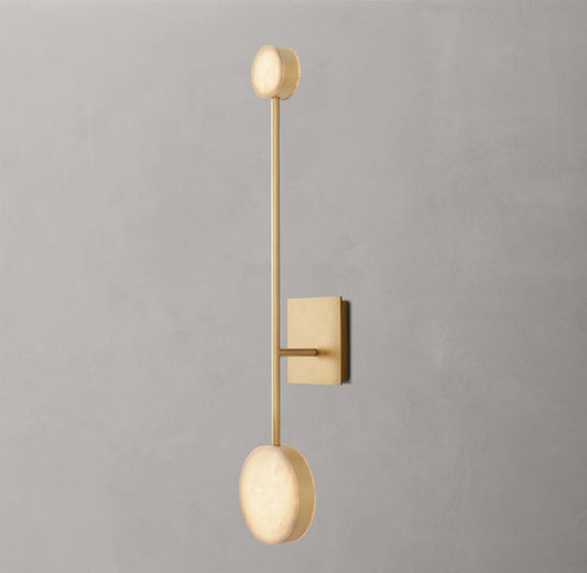 Alexander Alabaster Sconce 28" - Tianguang Alabaster Lighting