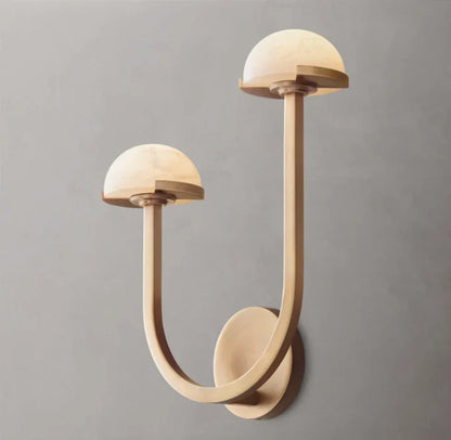Pedra Double Wall Light - Left, Bedroom Wall Sconce, detail 14