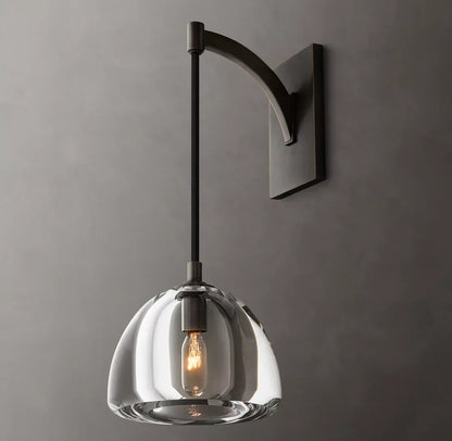 Hemisphere Wall Light, Bathroom Wall Sconce, detail 13