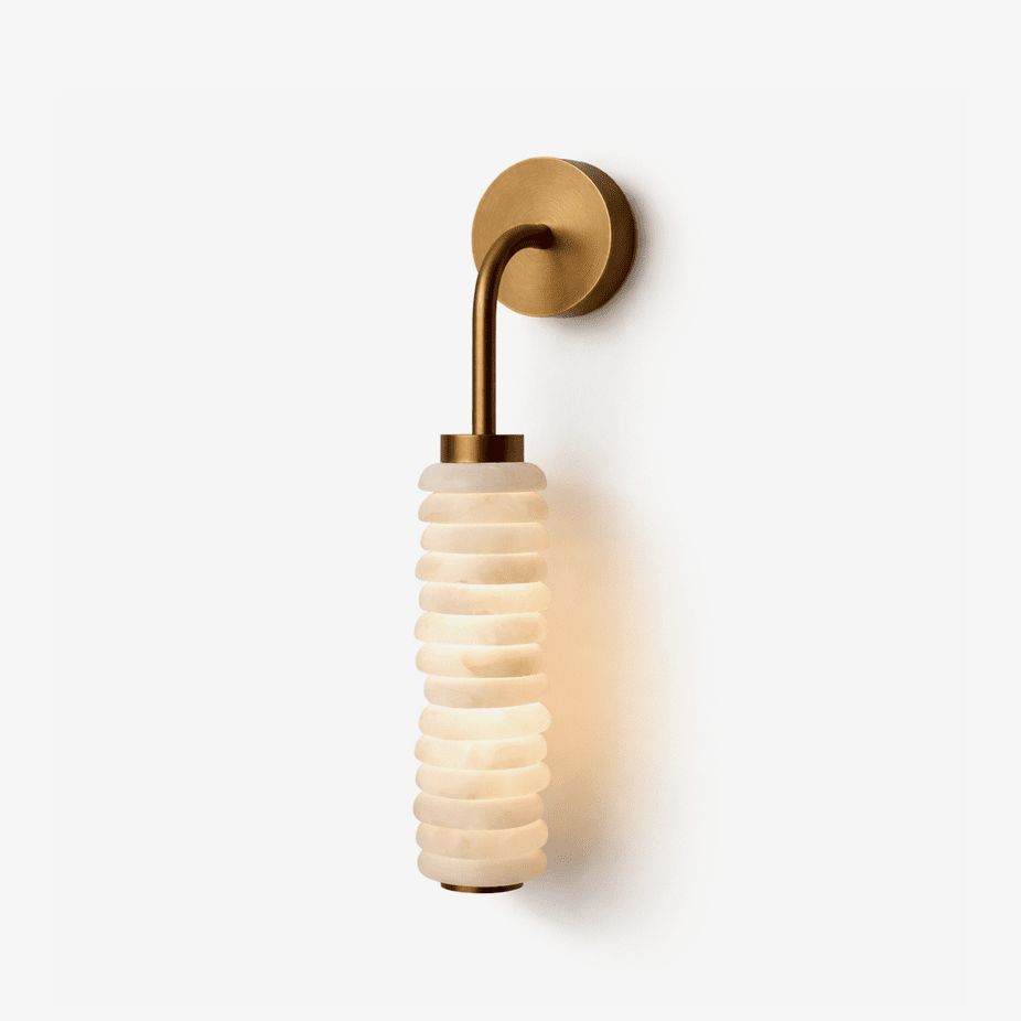Helix Alabaster Wall Lamp - Tianguang Alabaster Lighting
