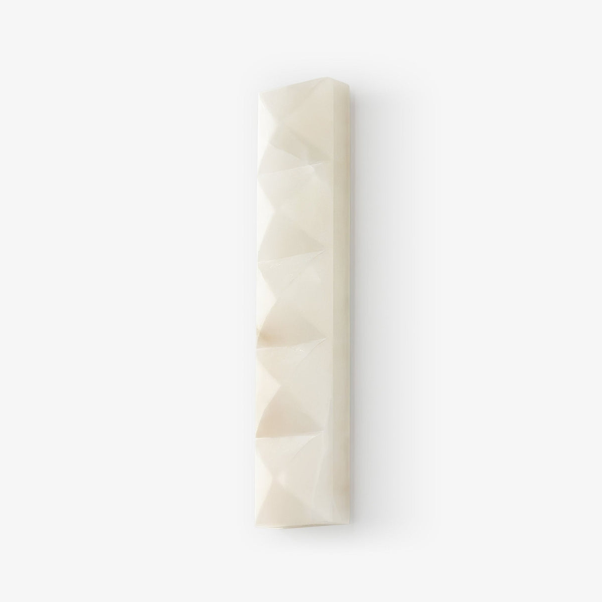 Prism Alabaster Wall Sconce 4.9 in Dia White - Tianguang Alabaster Lighting