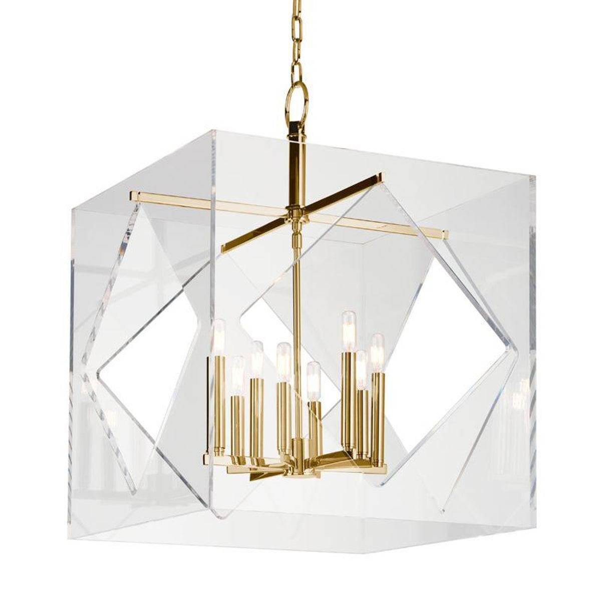 Colette 22-in LED Alabaster Chandelier - Tianguang Alabaster Lighting