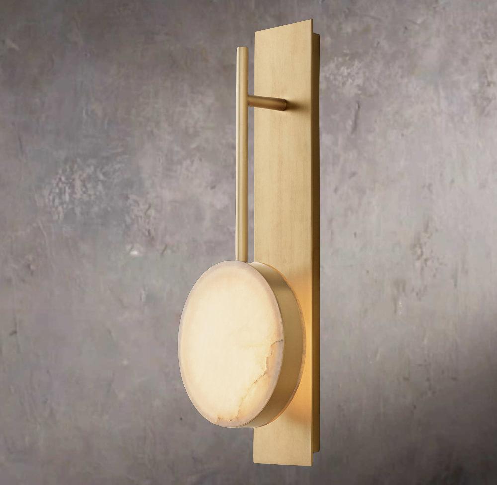 Alexandra 18" Alabaster Wall Sconce - Tianguang Alabaster Lighting