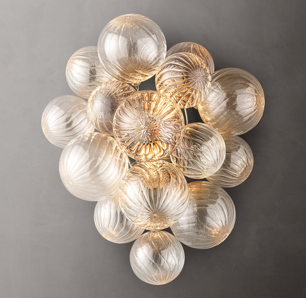Talia Wall Light - Dimensions Overall: 14 W, Hardwired Wall Sconce, detail 8