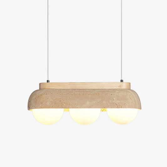 Elowen Travertine Pendant Light - Tianguang Alabaster Lighting