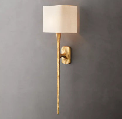 Thaddeus Grand Shaded Wall Light, Bathroom Wall Sconce, detail 4