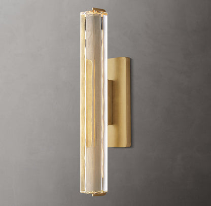 Audubon Crystal Single Wall Light 19 inch, Hardwired Wall Sconce, detail 8