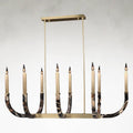 Hampton Courts 56.5 inch Grand Marble Chandelier Ceiling Light - Tianguang Alabaster Lighting