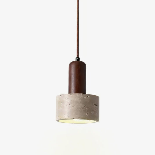 Liam Round Travertine Pendant Lamp - Tianguang Alabaster Lighting