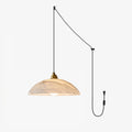 Alabaster Dome Swag Alabaster Pendant Lamp - Tianguang Alabaster Lighting