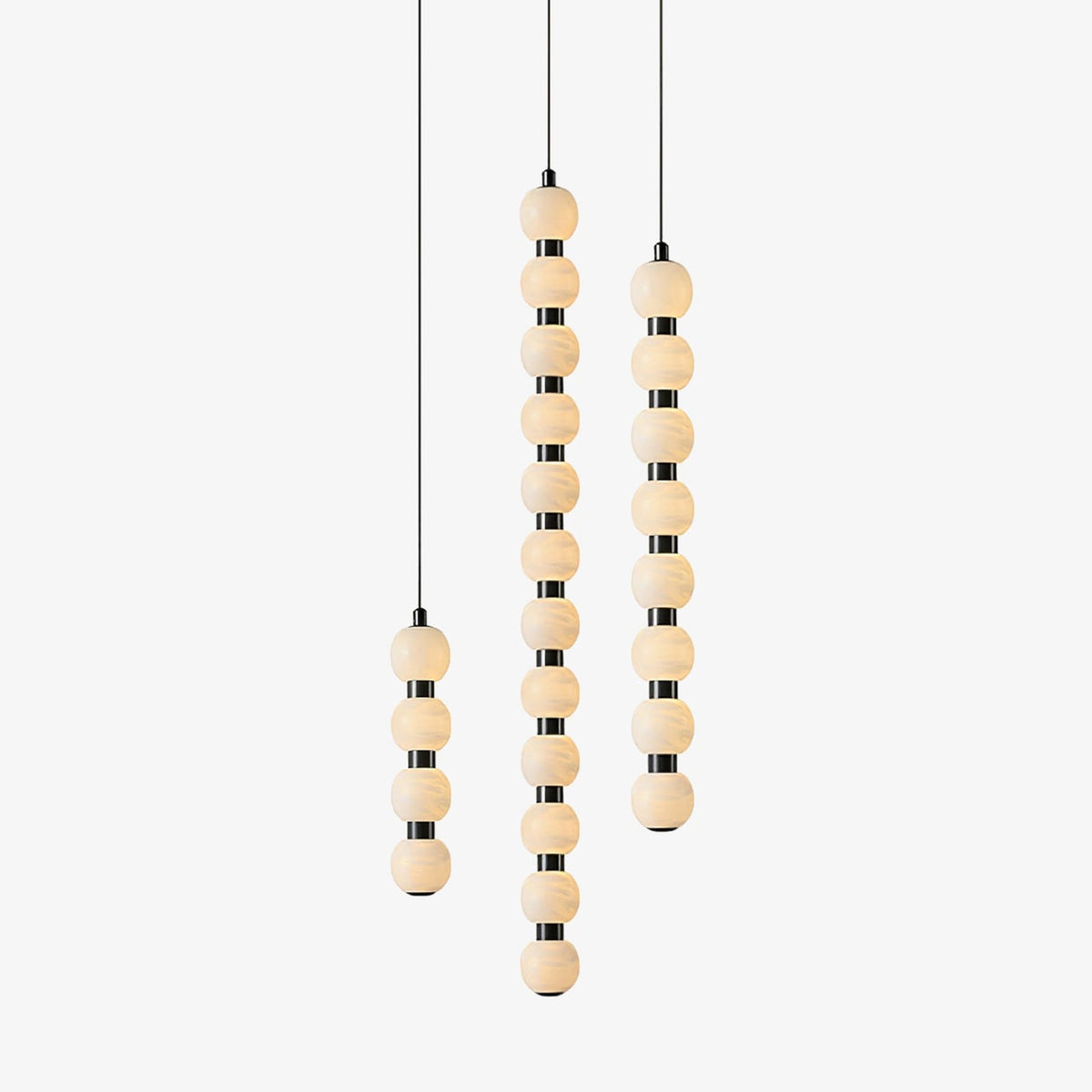 Orbique Alabaster Pendant Lamp - Tianguang Alabaster Lighting