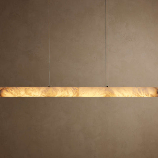 Halima Linear Alabaster Chandelier - Tianguang Alabaster Lighting