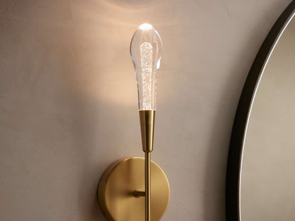 Soltaire Double Wall Light, Hardwired Wall Sconce, detail 8