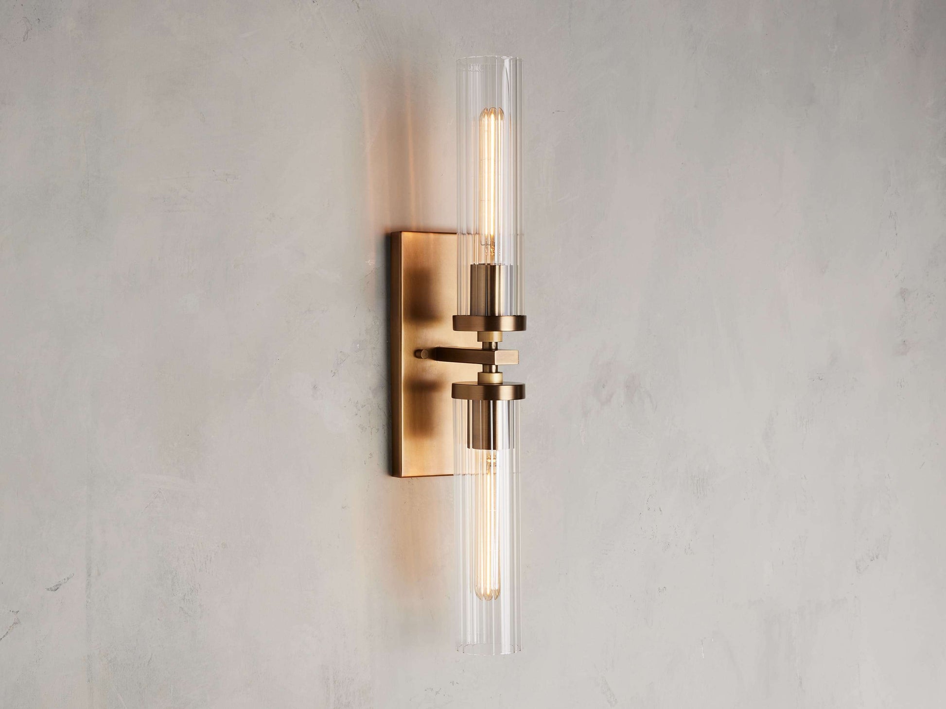 Andreas Double Wall Light, Hardwired Wall Sconce, detail 4