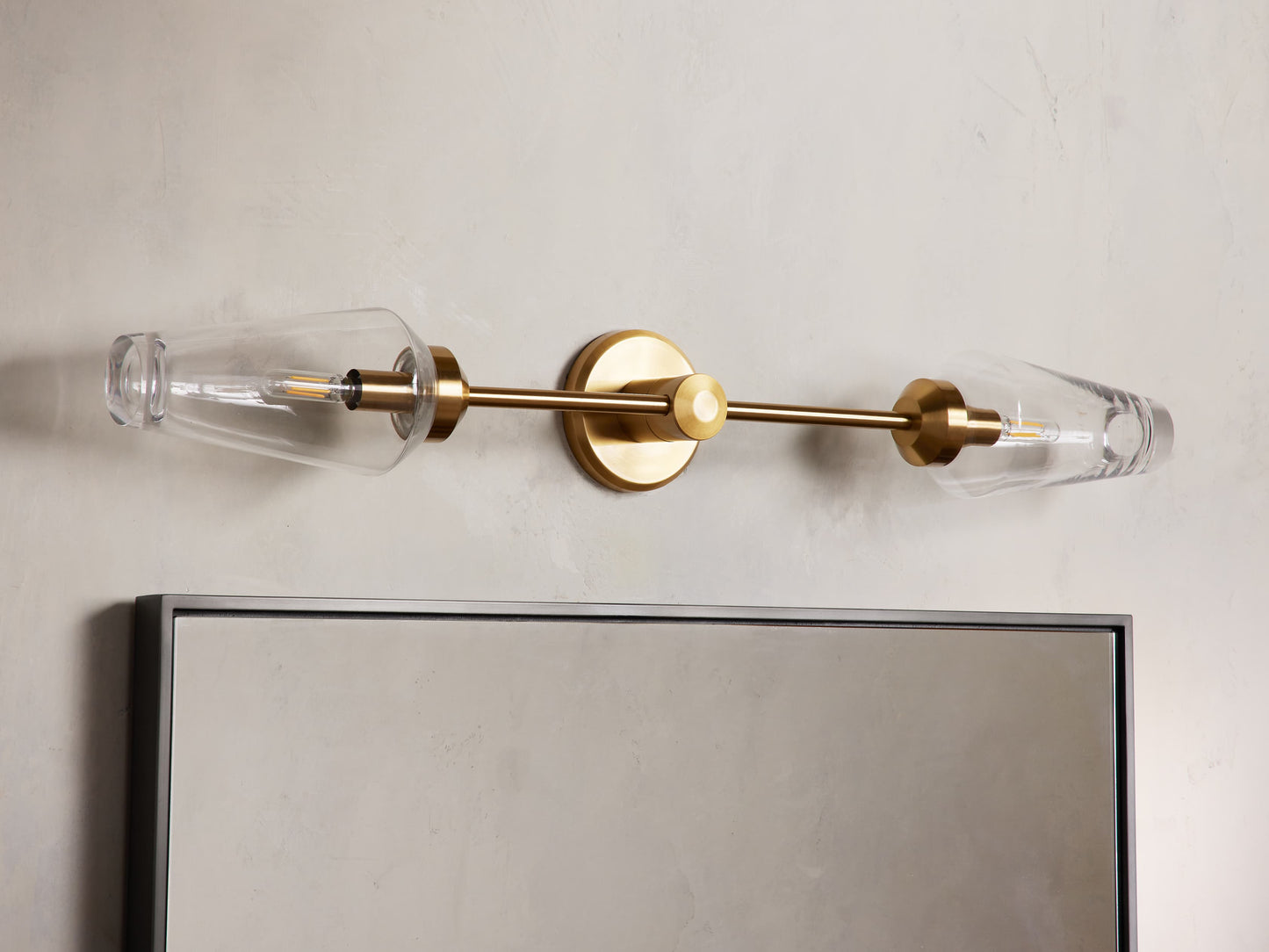Arrow Double Wall Light, Hardwired Wall Sconce, detail 6