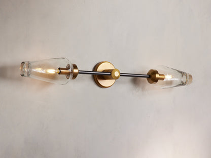 Arrow Double Wall Light, Hardwired Wall Sconce, detail 3