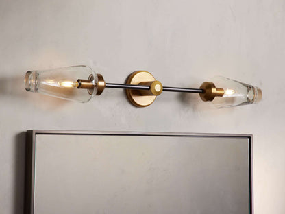 Arrow Double Wall Light, Hardwired Wall Sconce, detail 2