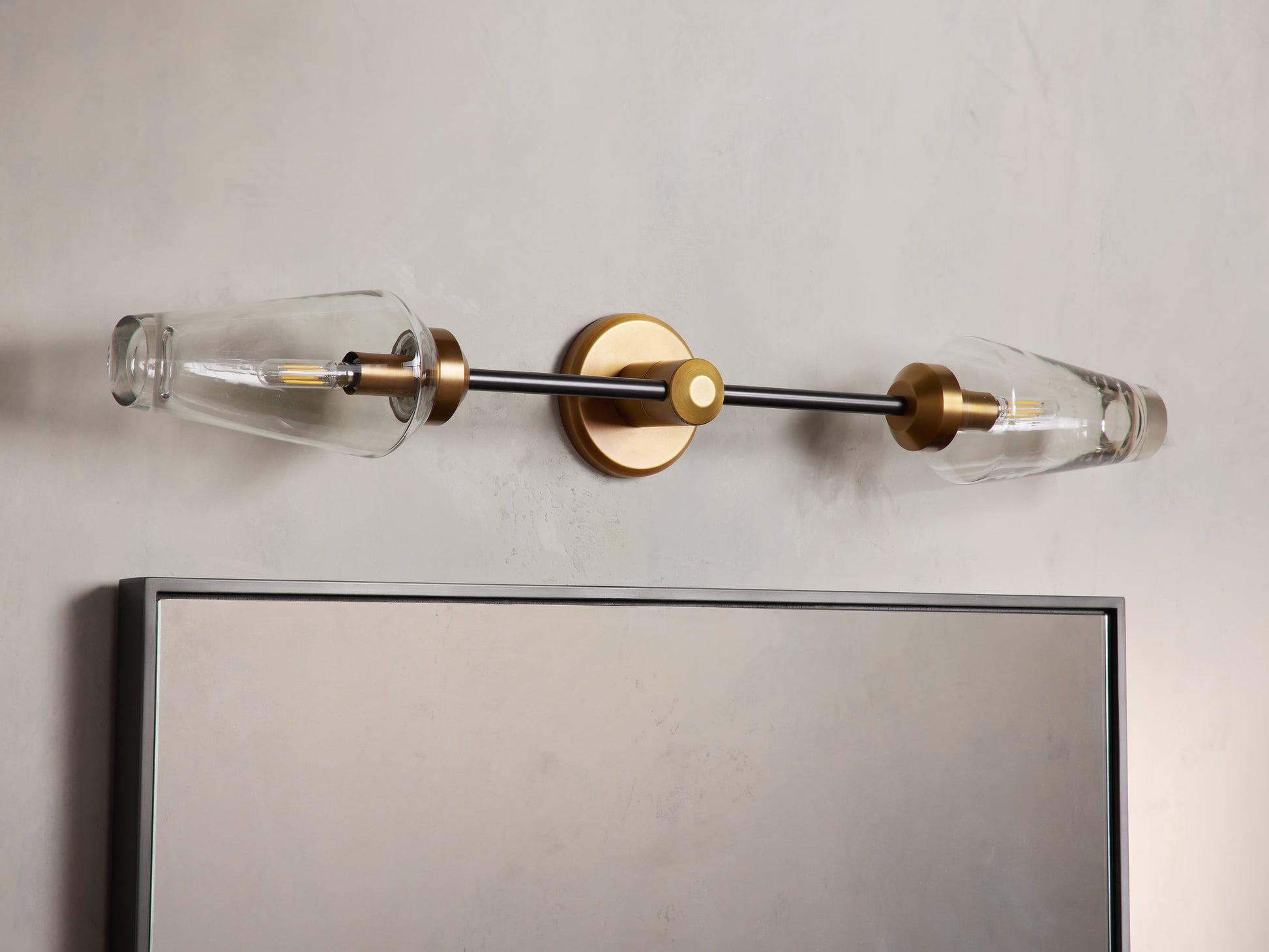 Arrow Double Wall Light, Hardwired Wall Sconce, detail 8