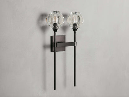 Amoroso Double Wall Light, Hardwired Wall Sconce, detail 7