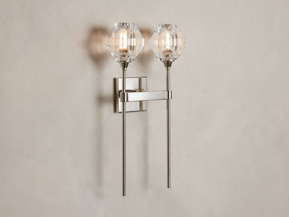 Amoroso Double Wall Light, Hardwired Wall Sconce, detail 2