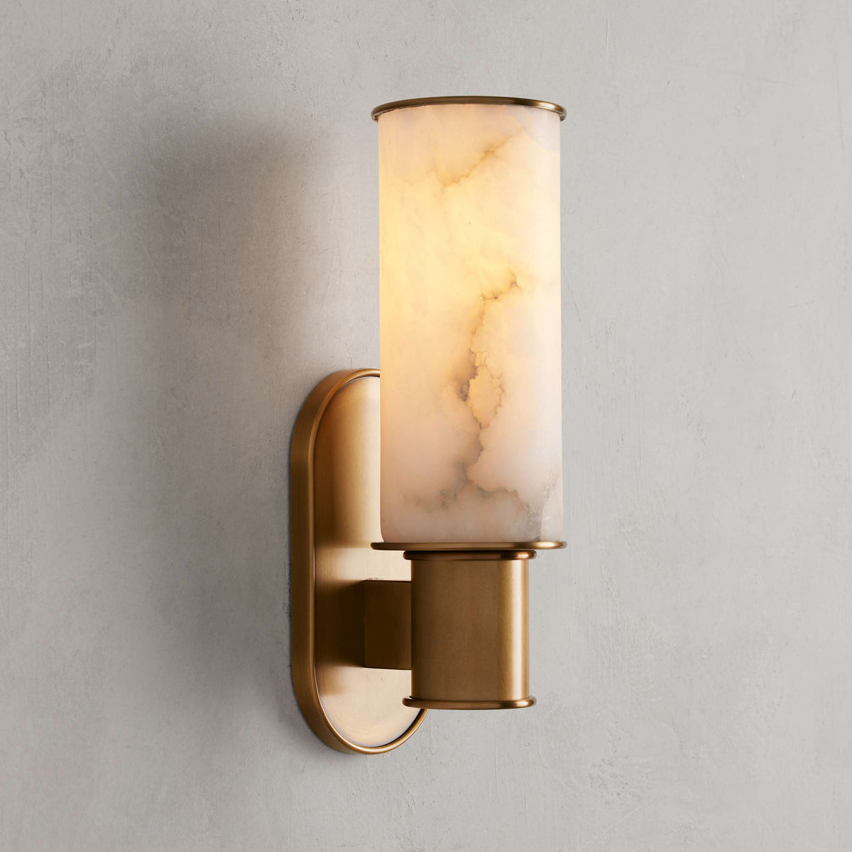 Harlin Sconce in Alabaster - Tianguang Alabaster Lighting
