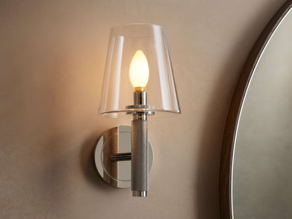 Monroe Wall Light, Hardwired Wall Sconce, Dimensions 6"