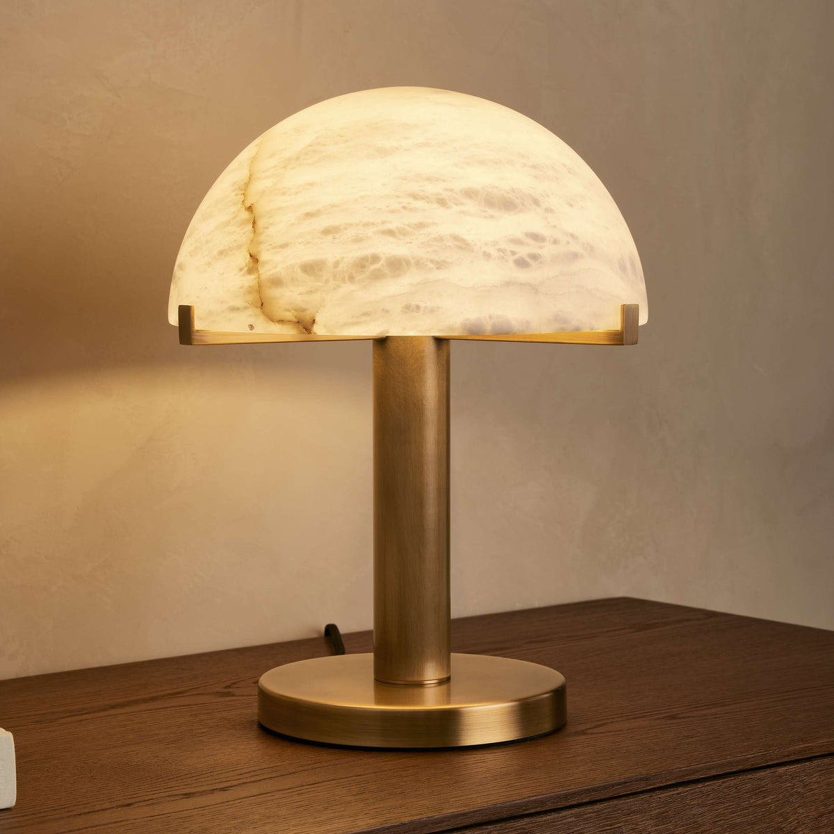 Emerie Alabaster Table Lamp - Tianguang Alabaster Lighting