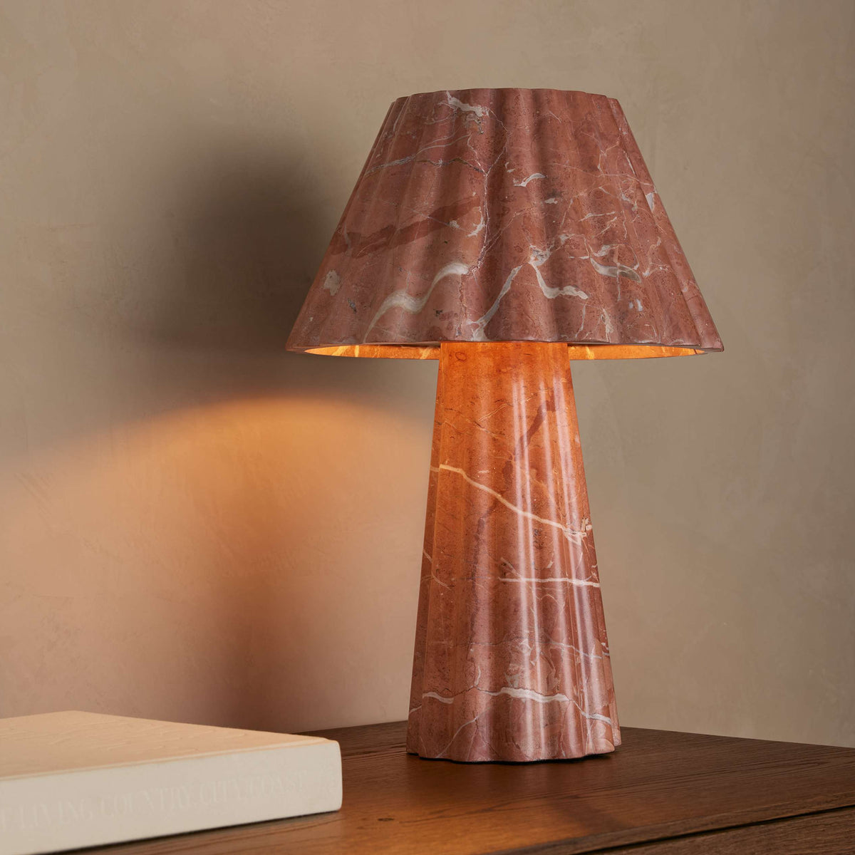 Faine Natural Stone Table Lamp - Tianguang Alabaster Lighting
