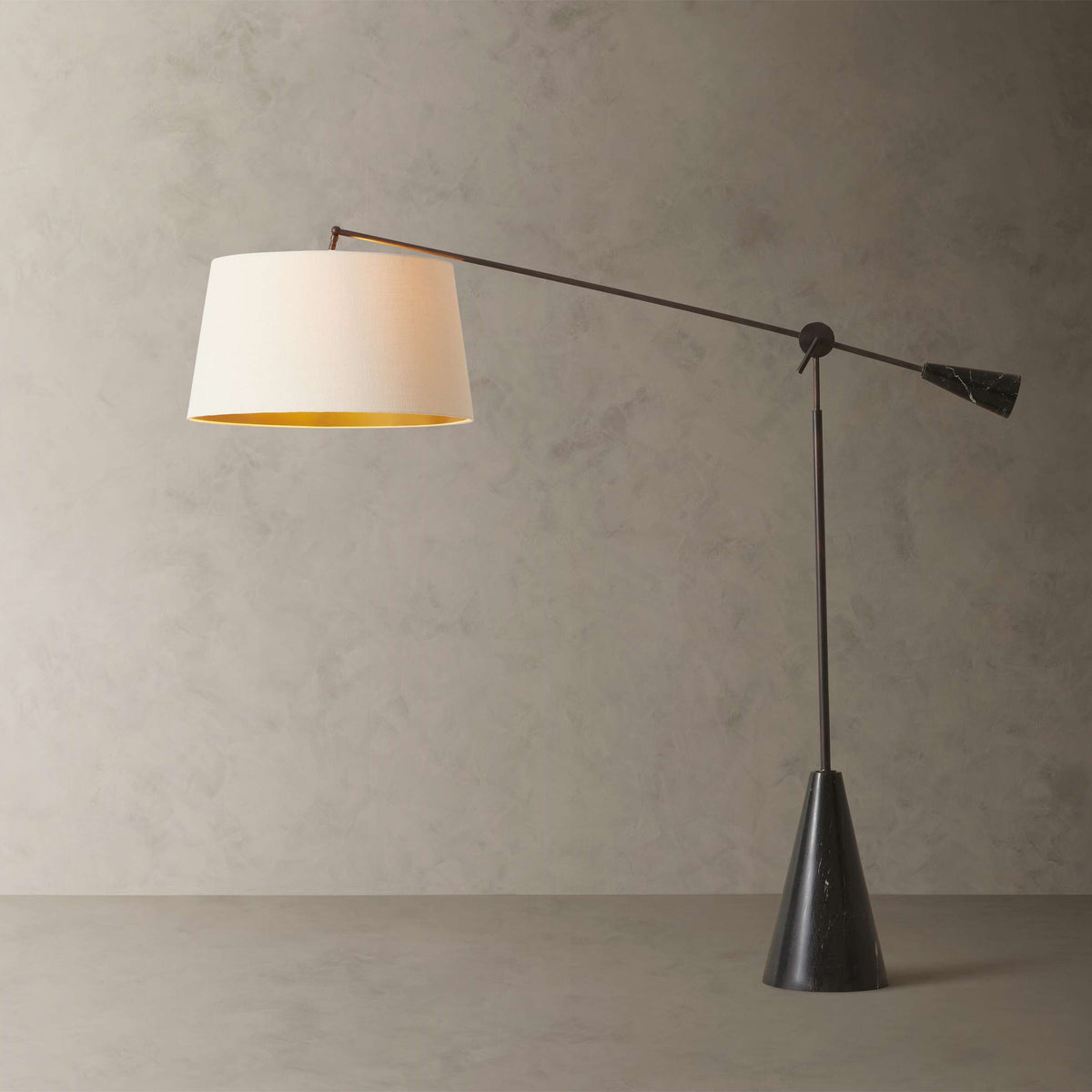 Dione Task Marble Floor Lamp - Tianguang Alabaster Lighting