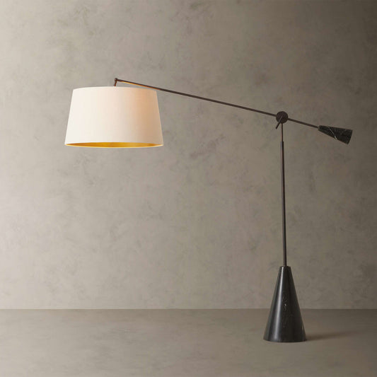 Dione Task Marble Floor Lamp - Tianguang Alabaster Lighting