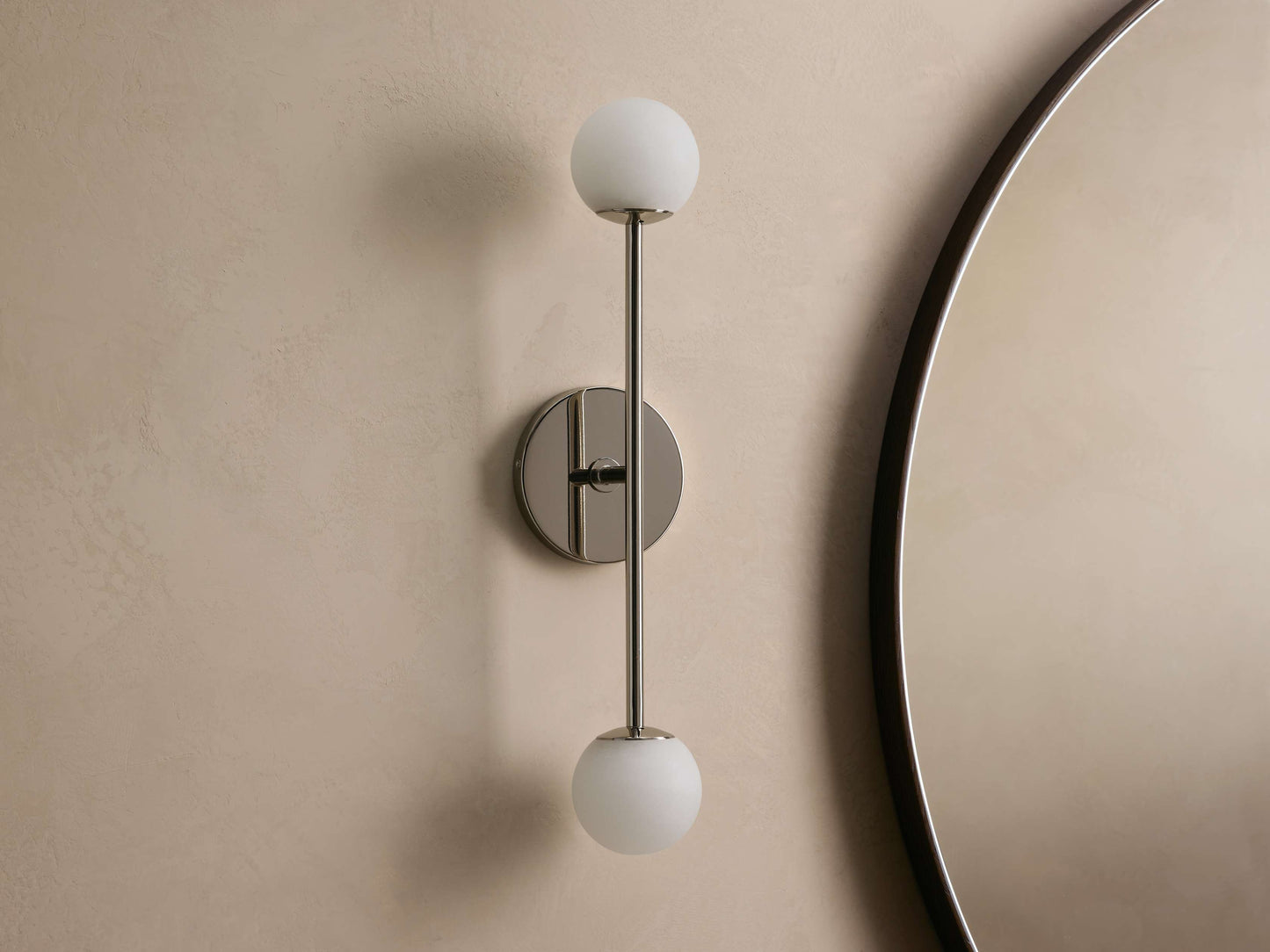Girouette Double Wall Light, Hardwired Wall Sconce, detail 5
