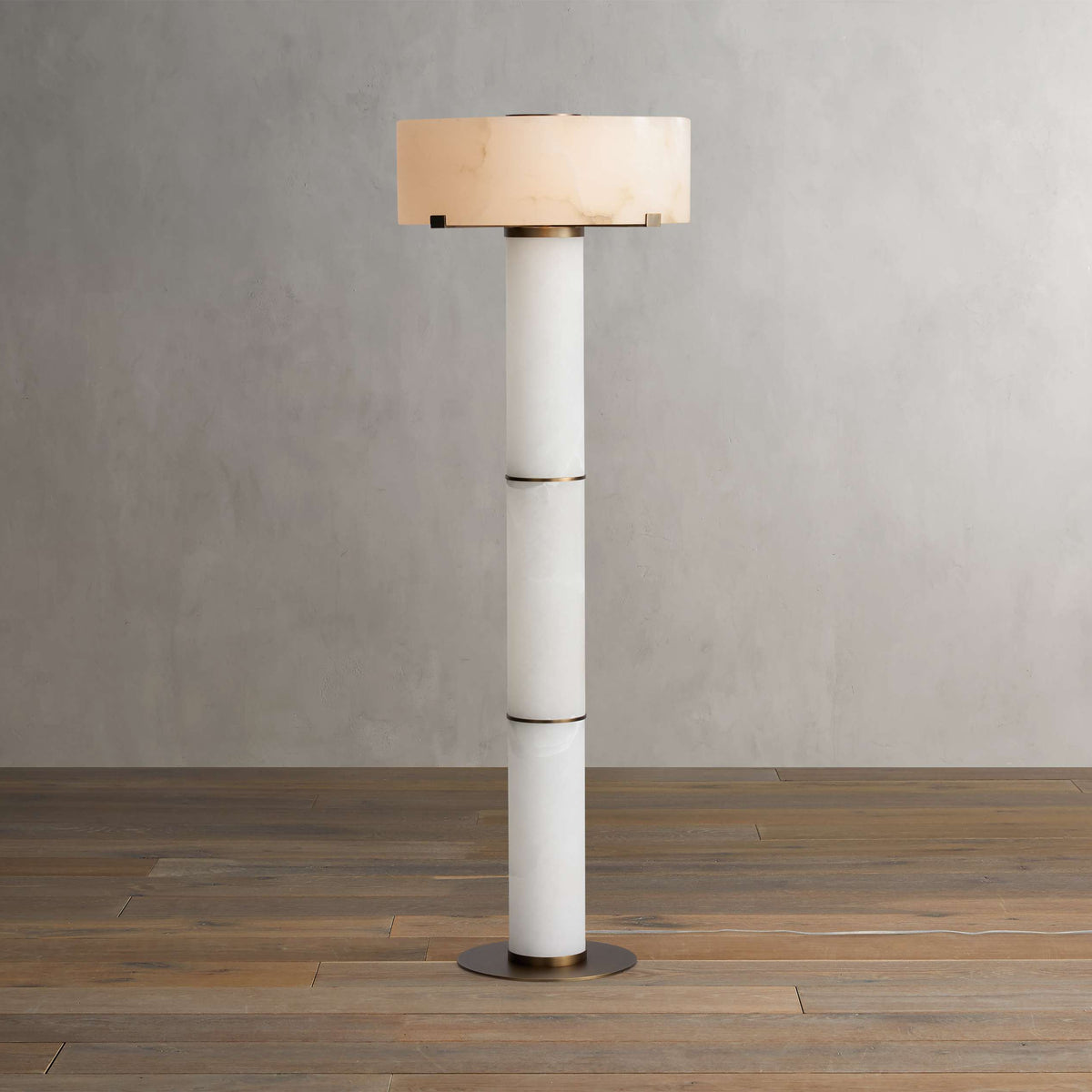 Chayla Alabaster Floor Lamp - Tianguang Alabaster Lighting
