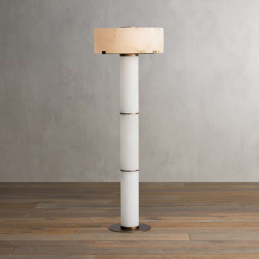 Chayla Alabaster Floor Lamp - Tianguang Alabaster Lighting