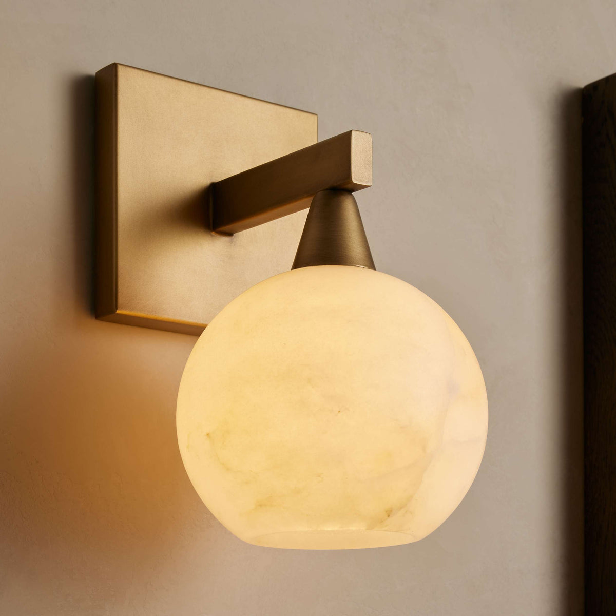 Arica Alabaster Sconce - Tianguang Alabaster Lighting